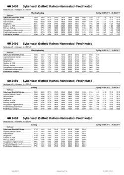 2460 SØ Kalnes–Hannestad–Greåker–Fredrikstad