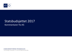 Statsbudsjettet 2017