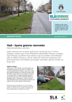 Vadi - byens grønne vannveier (PDF 625KB)