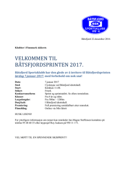 Båtsfjordsprinten 2017