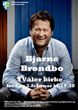 Bjarne Brøndbo - Våler kommune