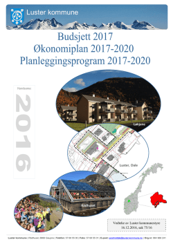 Budsjett 2017 - Luster kommune