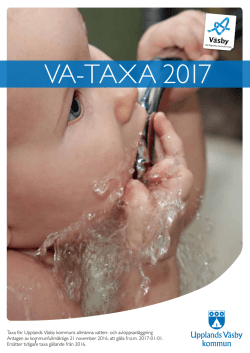 VA-TAXA 2017 - Upplands Väsby
