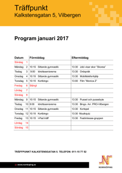 Program januari 2017 (pdf, 117.5KB, 21 dec 2016)