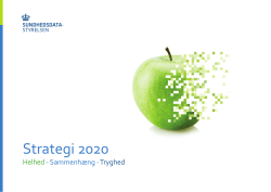 Strategi 2020 - Sundhedsdatastyrelsen