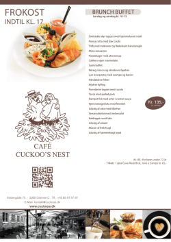 frokost - Cafe Cuckoos Nest