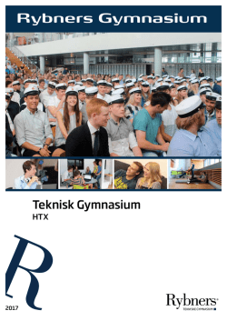 Brochure - Rybners Tekniske Gymnasium