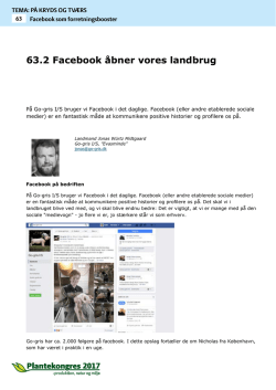 63.2 Facebook åbner vores landbrug 63.2