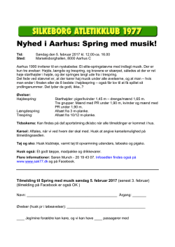 Nyhed i Aarhus: Spring med musik!