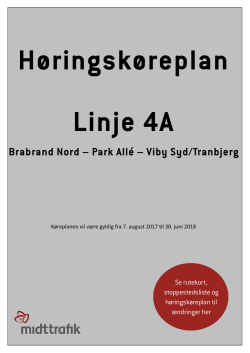 Brabrand Nord – Park Allé – Viby Syd/Tranbjerg