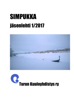 Simpukka 2/2017 - Turun Kuuloyhdistys ry