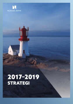 Strategi for Norges Bank 2017-19