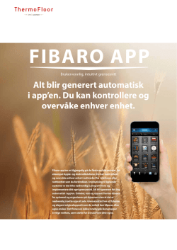 fibaro app - Thermo Floor