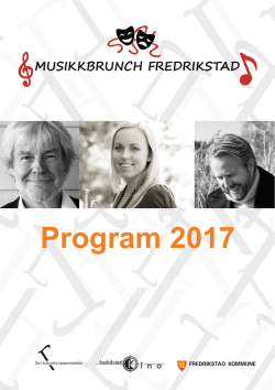 Program 2017 - Fredrikstad kommune