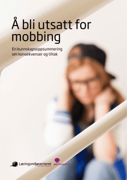 Å bli utsatt for mobbing