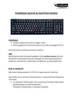 Norsk tastatur bruksanvisning pdf