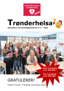 Trønderhelsa nr 4 - 2016 - Nasjonalforeningen for folkehelsen