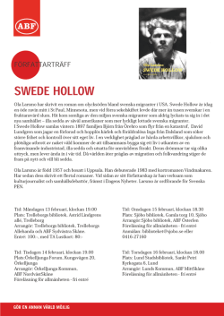 Swede Hollow - ALLA
