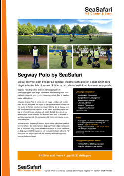 Läs om vår Segway-polo