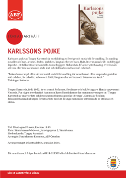 Karlssons Pojke - Simrishamn