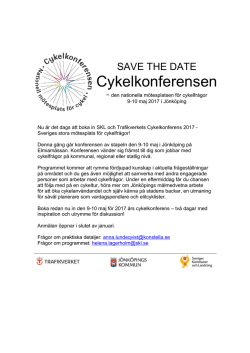 Cykelkonferensen (PDF, nytt fönster)