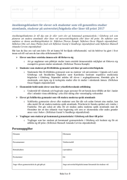 ansökan om bidrag ur lämplig social stiftelse år 2005
