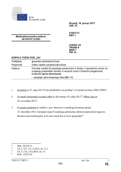5162/1/17 REV 1 sp/--/jst 1 DRI 1. Komisija je 23. maja 2013 Svetu