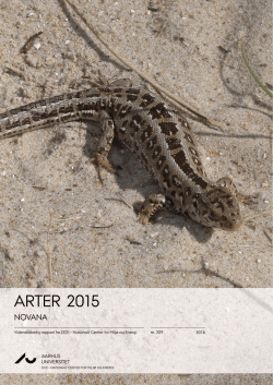 arter 2015 - Aarhus Universitet