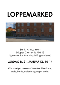 Loppemarked2 - Sankt Annæ Kirke