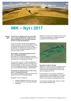 IMK – Nyt i 2017 - NaturErhvervstyrelsen