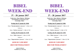 bibel week-end bibel week-end