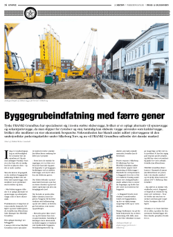 Byggegrube indfatning Silkeborg FRANKI Grundbau