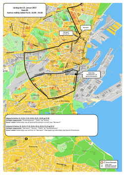 Kort over ruteændringer for regionalbusser