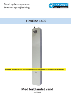 FlexLine 1400 Med forblandet vand