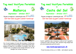 Mallorca Costa del Sol - Rejser med Vestfyns Ferieklub