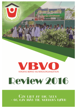 VBVO REVIEW 2016 – Dansk