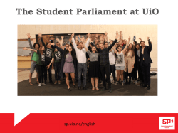 The student parliament