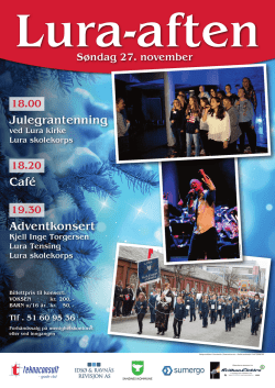 Adventkonsert Julegrantenning Café