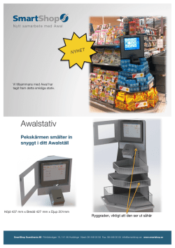 Awalstativ - SmartShop