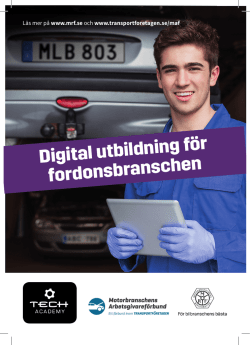 Digital utbildning för fordonsbranschen