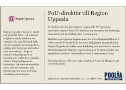FoU-direktör till Region Uppsala