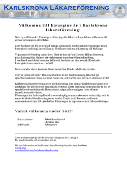 Läs hela brevet - Karlskrona Läkareförening