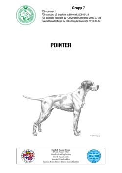 pointer - Svenska Kennelklubben