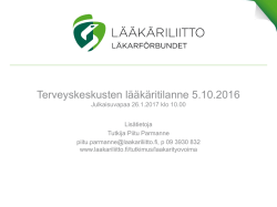 Tutkimuksen - Suomen Lääkäriliitto