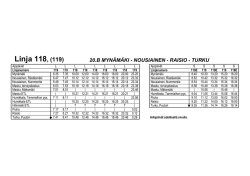 Linja 118, (119) - Vainion Liikenne
