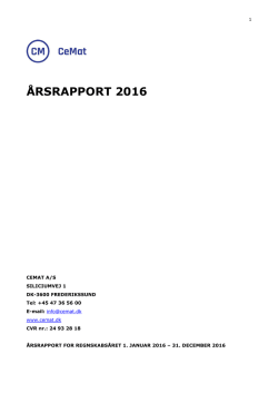 årsrapport 2016