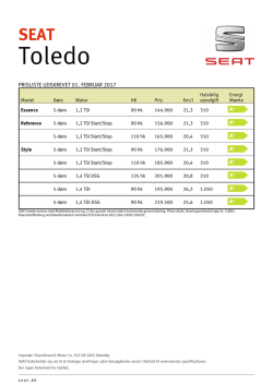 Toledo - Seat.dk