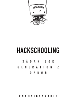 hackschooling - fremtidsfabrik