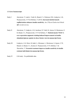 List of manuscripts
