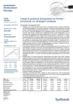 Nordea - Sydbank Markets